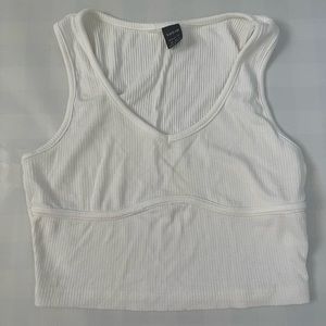 SHEIN Underwire white croptop